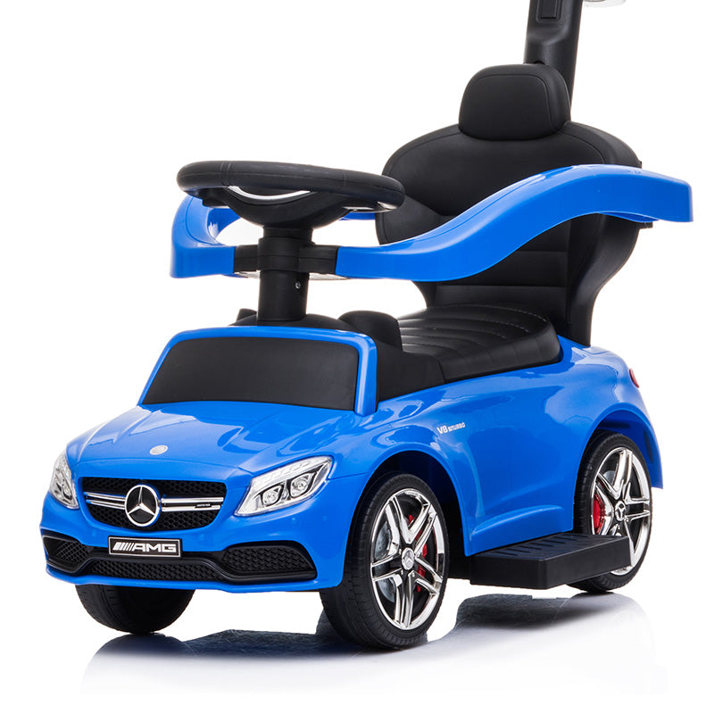 足けり乗用玩具 メルセデスAMG C63 ベンツ 手押し棒付き 1〜4歳 男の子