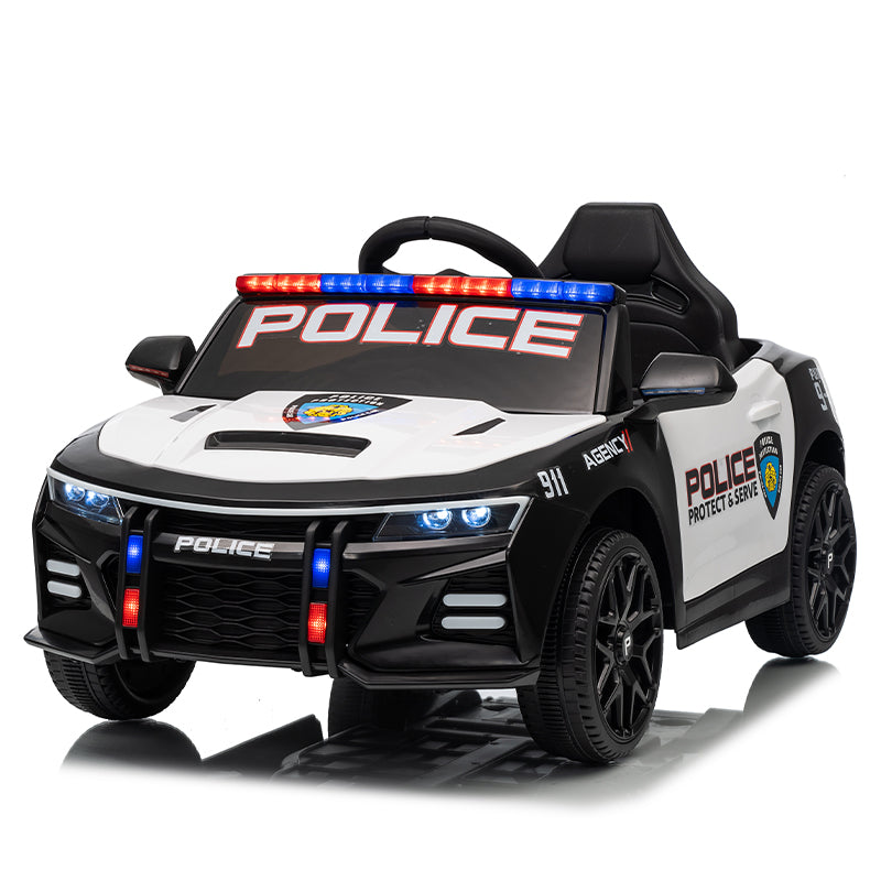 子供用ポリスカー 黒/白 電動乗用ラジコン ポリスカー – AIJYU Shop