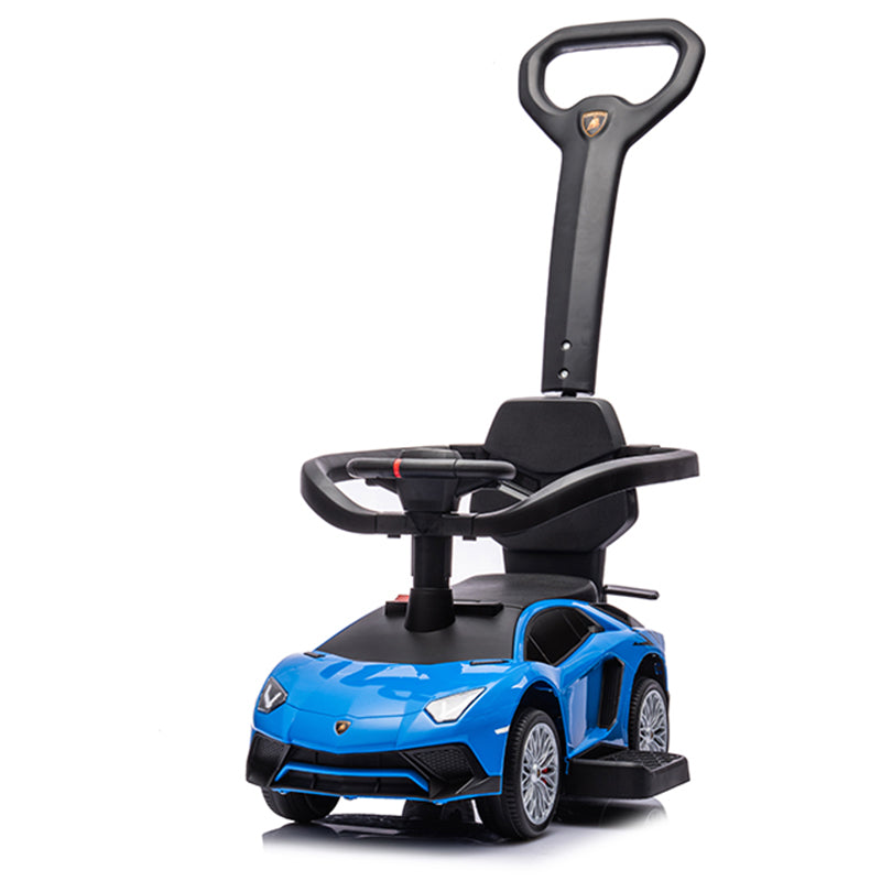 足けり乗用玩具 ランボルギーニ アヴェンタドールSV 手押し棒付き