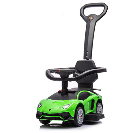 足けり乗用玩具 ランボルギーニ アヴェンタドールSV 手押し棒付き