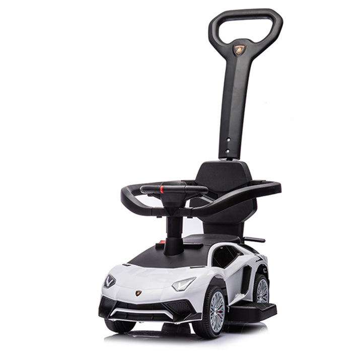 足けり乗用玩具 ランボルギーニ アヴェンタドールSV 手押し棒付き