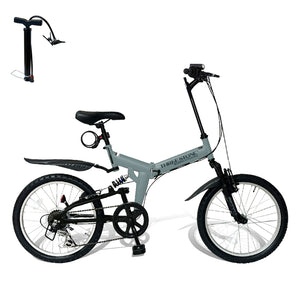 20インチ折りたたみ自転車 [AJ-01] フルサスペンション