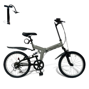 20インチ折りたたみ自転車 [AJ-01] フルサスペンション