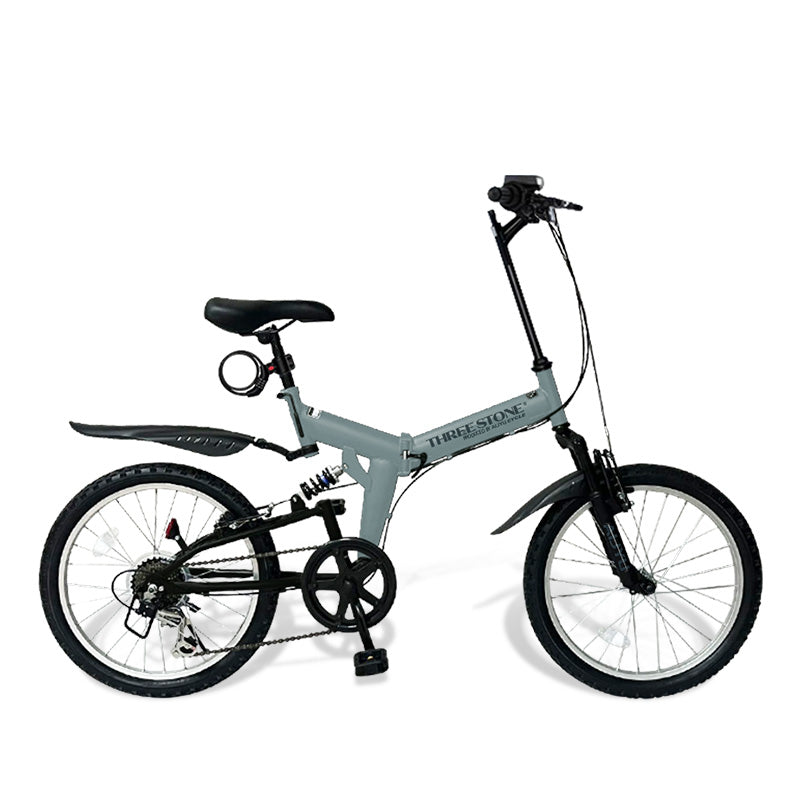 20インチ折りたたみ自転車 [AJ-01np] ノーパンクタイヤ