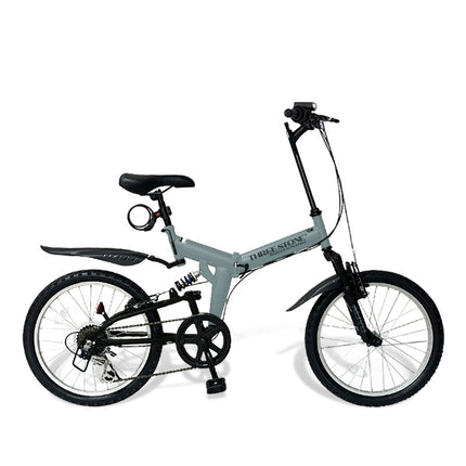 20インチ折りたたみ自転車 [AJ-01np] ノーパンクタイヤ