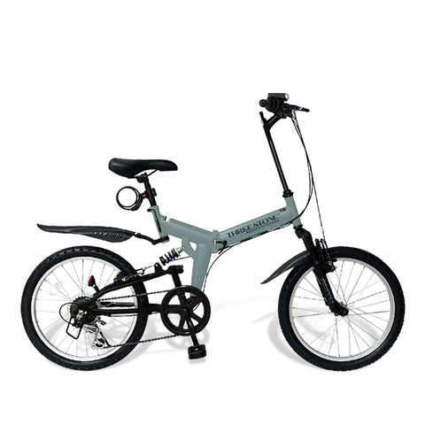 20インチ折りたたみ自転車 [AJ-01np] ノーパンクタイヤ