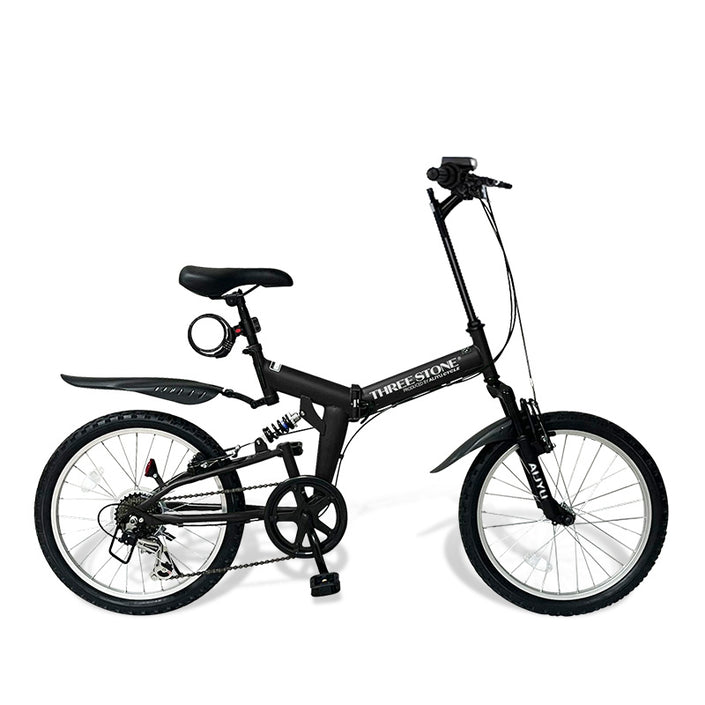 20インチ折りたたみ自転車 [AJ-01np] ノーパンクタイヤ
