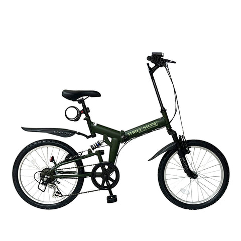 20インチ折りたたみ自転車 [AJ-01np] ノーパンクタイヤ