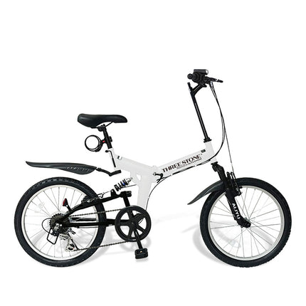 20インチ折りたたみ自転車 [AJ-01np] ノーパンクタイヤ