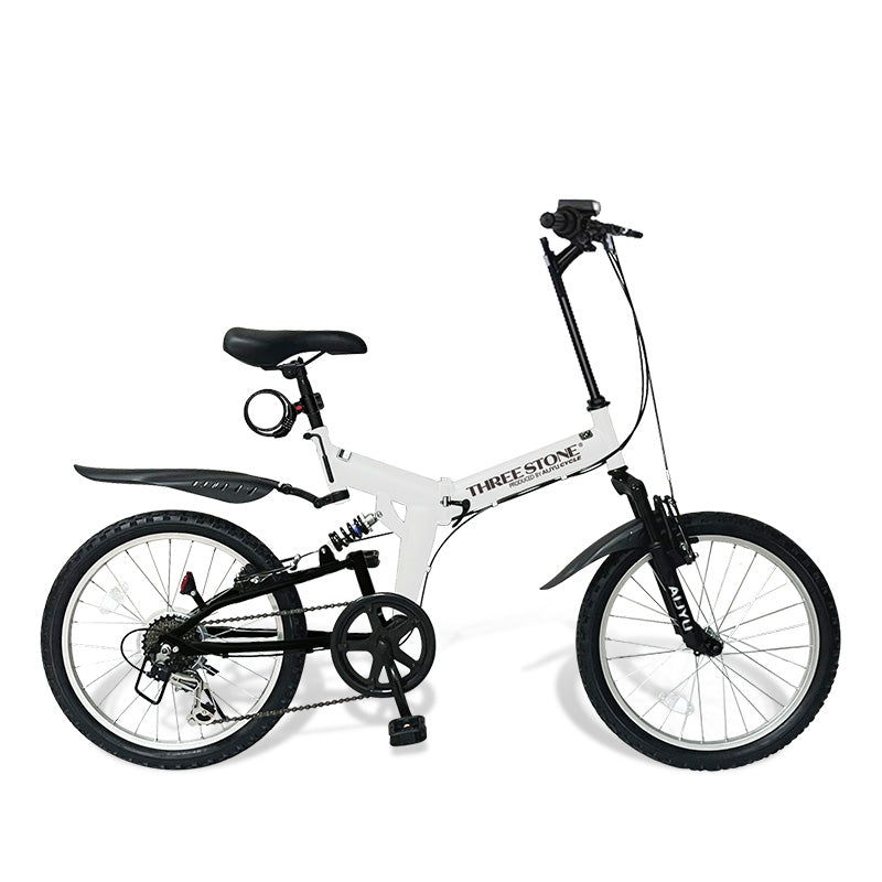 20インチ折りたたみ自転車 [AJ-01np] ノーパンクタイヤ