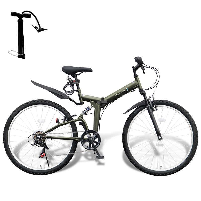 Amazon | Deerou大人用大型カゴ自転車 24インチ 6段変速 自転車