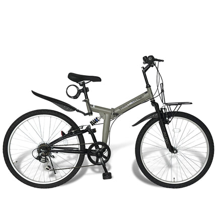 26インチ折りたたみ自転車 [AJ-02] フルサスペンション