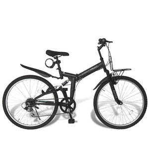 26インチ折りたたみ自転車 [AJ-02] フルサスペンション
