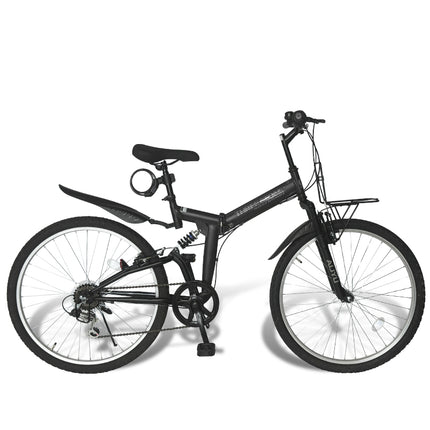 26インチ折りたたみ自転車 [AJ-02] フルサスペンション
