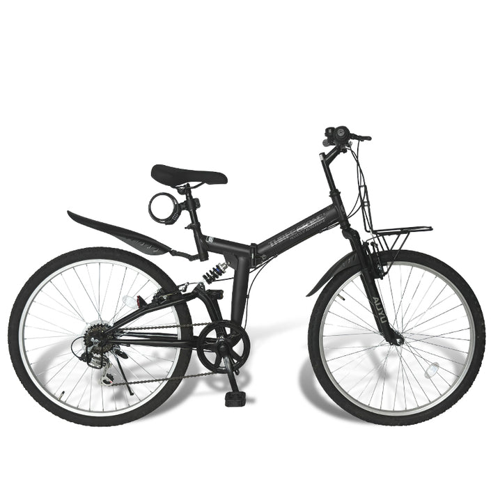 26インチ折りたたみ自転車 [AJ-02] フルサスペンション