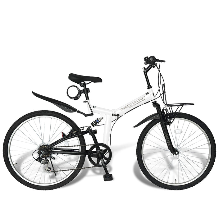 26インチ折りたたみ自転車 [AJ-02] フルサスペンション