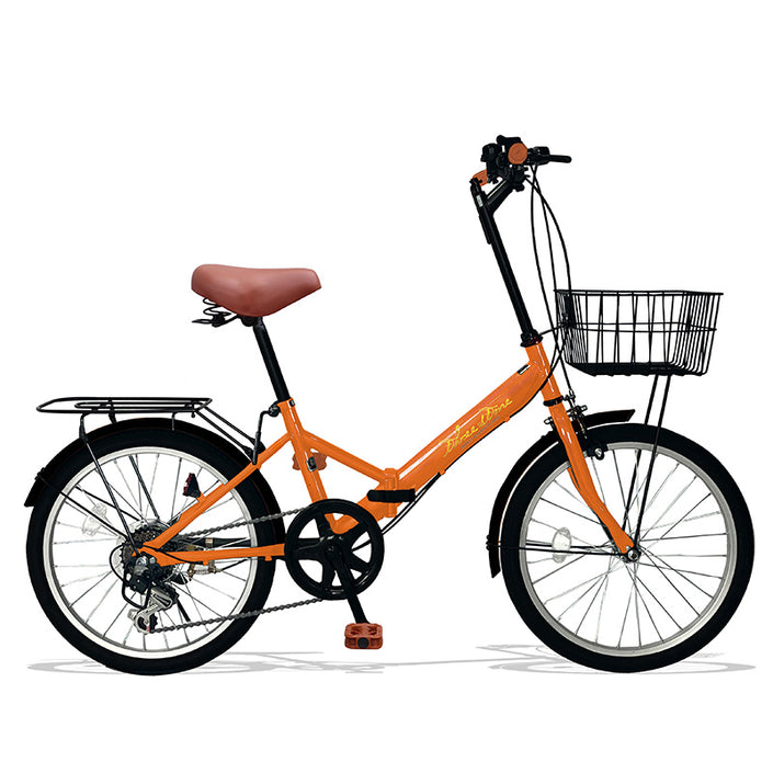 20インチ折りたたみ自転車 [AJ-08np] ノーパンクタイヤ