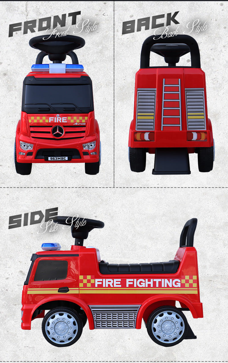 足けり乗用玩具 メルセデス 消防車