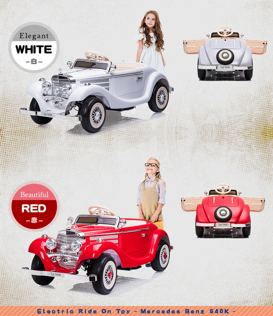 電動乗用ラジコン メルセデス ベンツ 540K 親子2人乗り