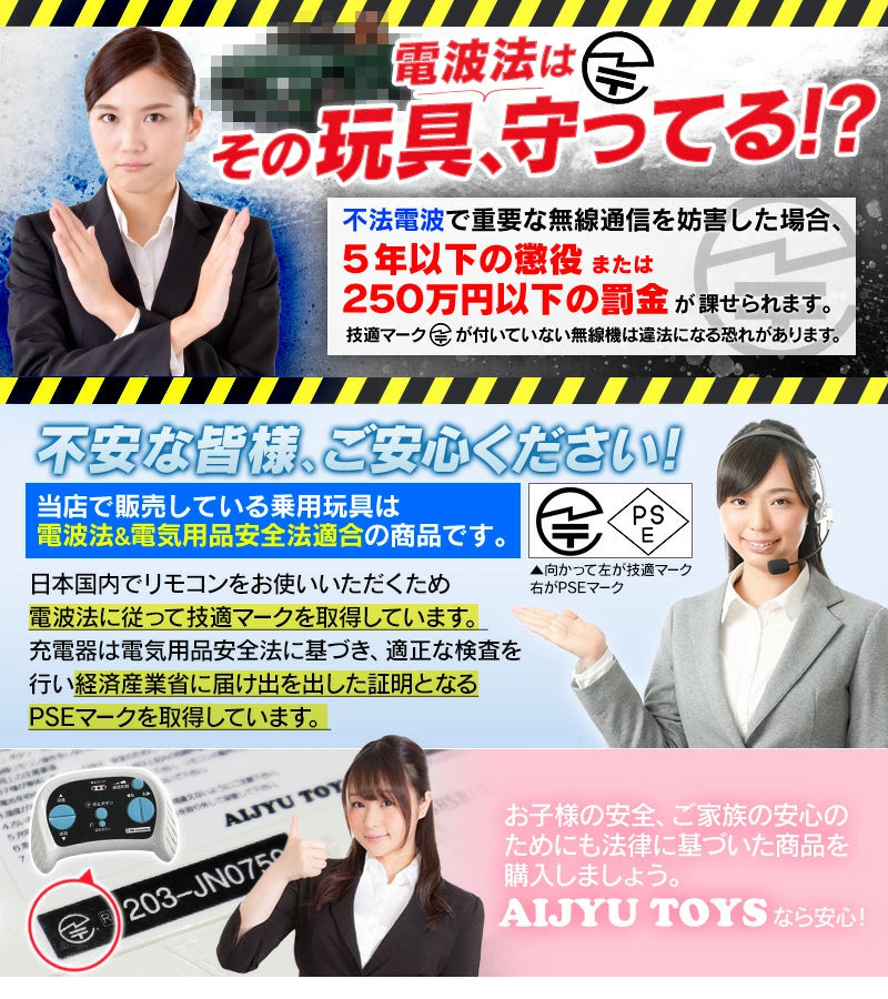 AIJYU TOYS専用 受信機 12V用