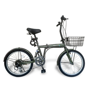 20インチ折りたたみ自転車 [EB-020] リアサスペンション