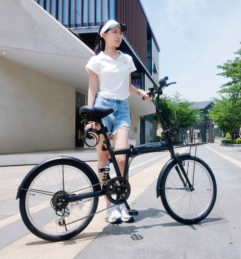 20インチ折りたたみ自転車 [EB-020] リアサスペンション