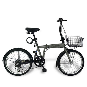 20インチ折りたたみ自転車 [EB-020] リアサスペンション