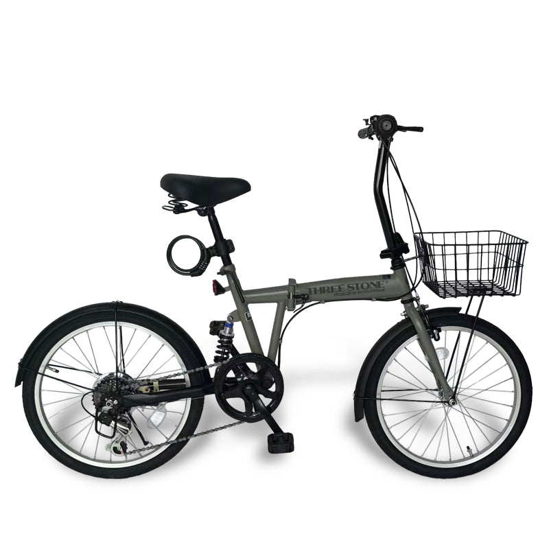 20インチ折りたたみ自転車 [EB-020] リアサスペンション