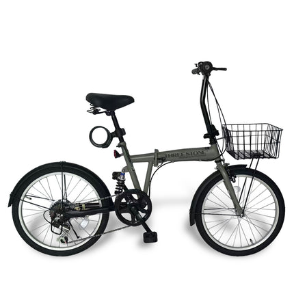 20インチ折りたたみ自転車 [EB-020] リアサスペンション