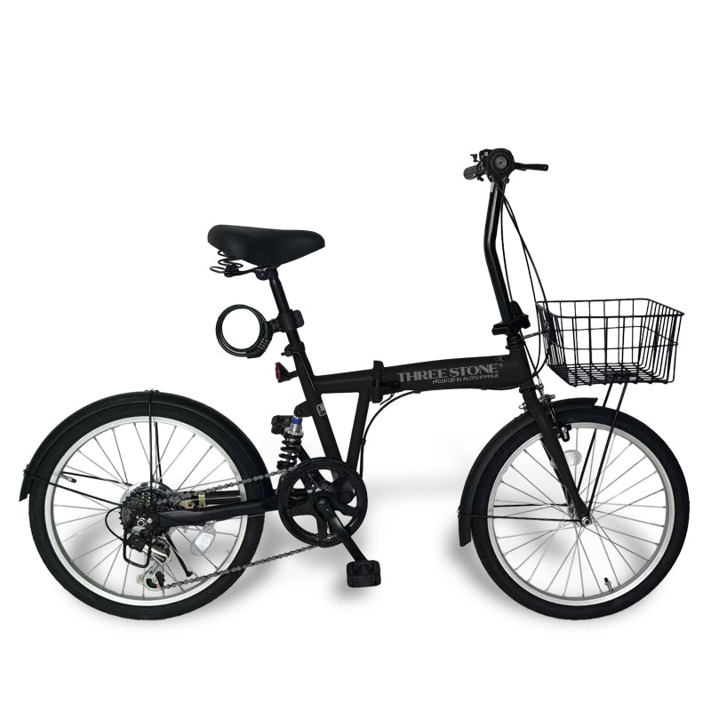 20インチ折りたたみ自転車 [EB-020] リアサスペンション