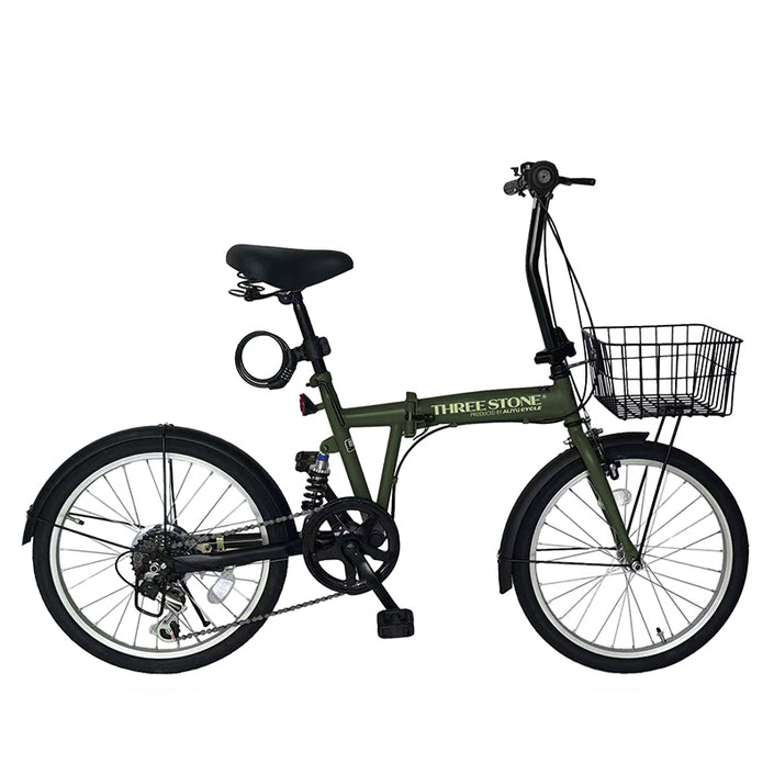 20インチ折りたたみ自転車 [EB-020] リアサスペンション