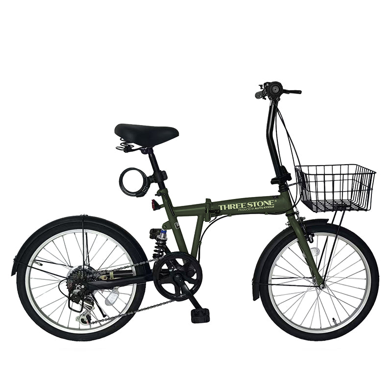 20インチ折りたたみ自転車 [EB-020] リアサスペンション