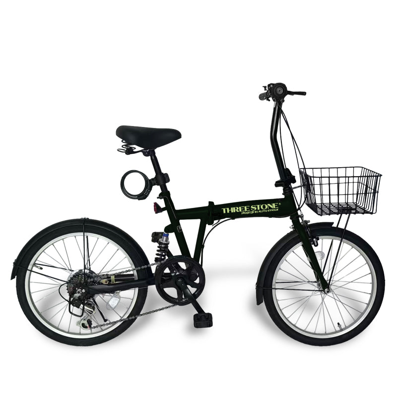 20インチ折りたたみ自転車 [EB-020] リアサスペンション