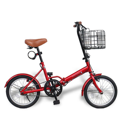 16インチ折りたたみ自転車 [EB-16np]ノーパンク