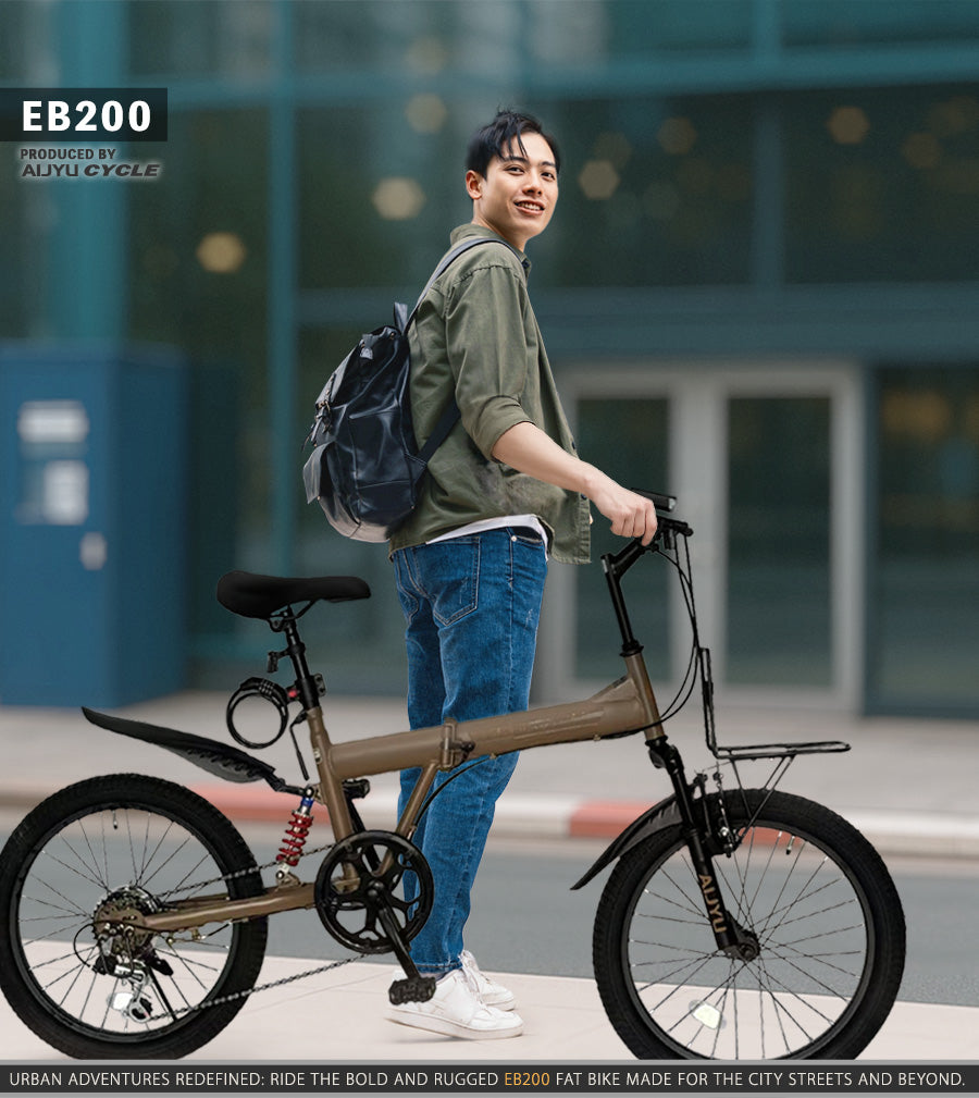 20インチセミファットバイク [EB200] フルサスペンション