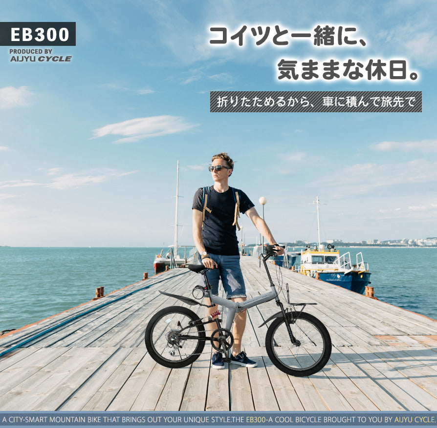 20インチセミファットバイク [EB300] フルサスペンション