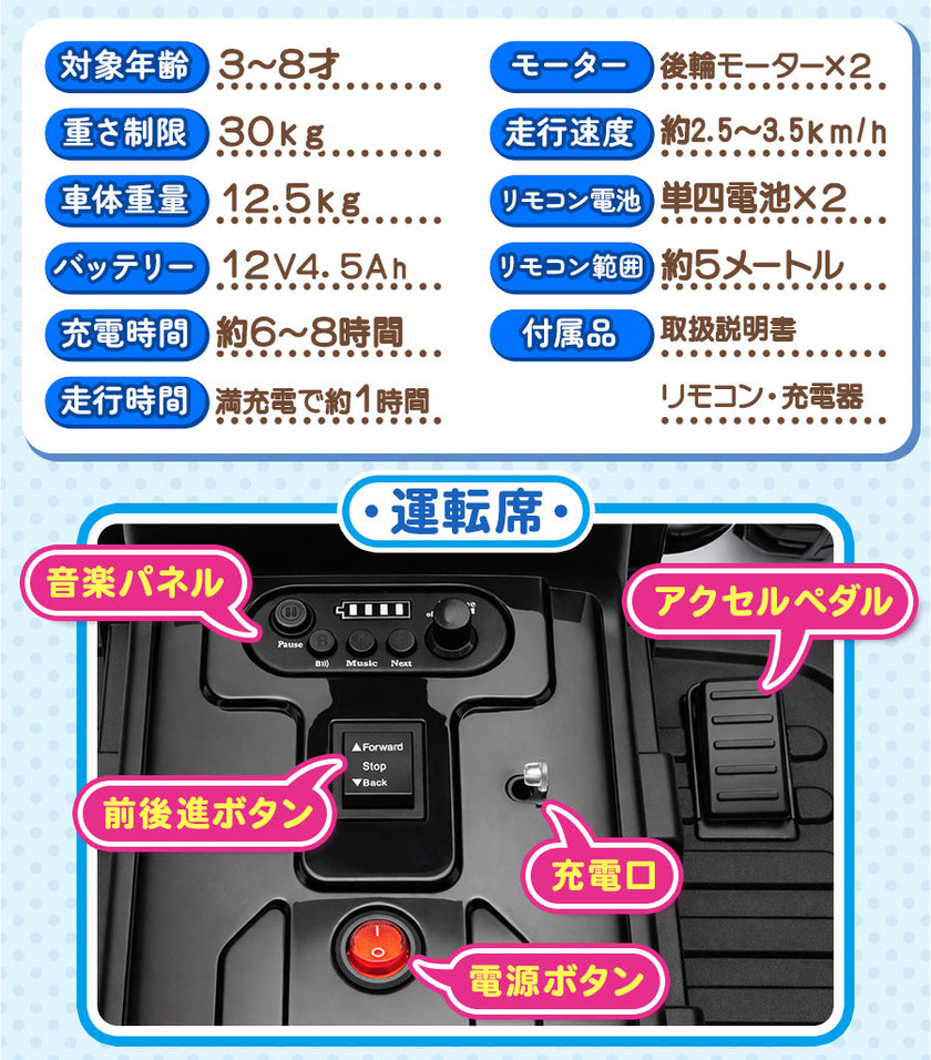 電動乗用ラジコン トラクター
