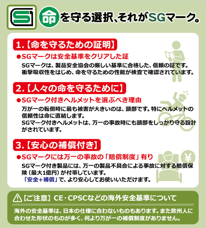 自転車用ヘルメット【SG安全基準適合商品】[JH59]  大人用