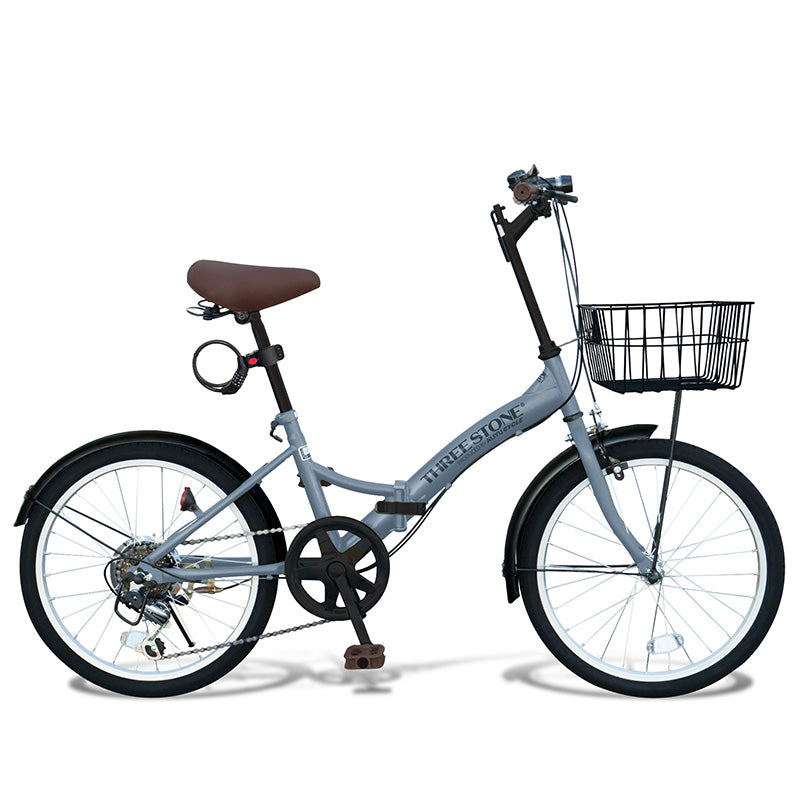 20インチ折りたたみ自転車 [P-008np] ノーパンクタイヤ