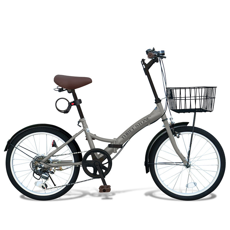 20インチ折りたたみ自転車 [P-008np] ノーパンクタイヤ