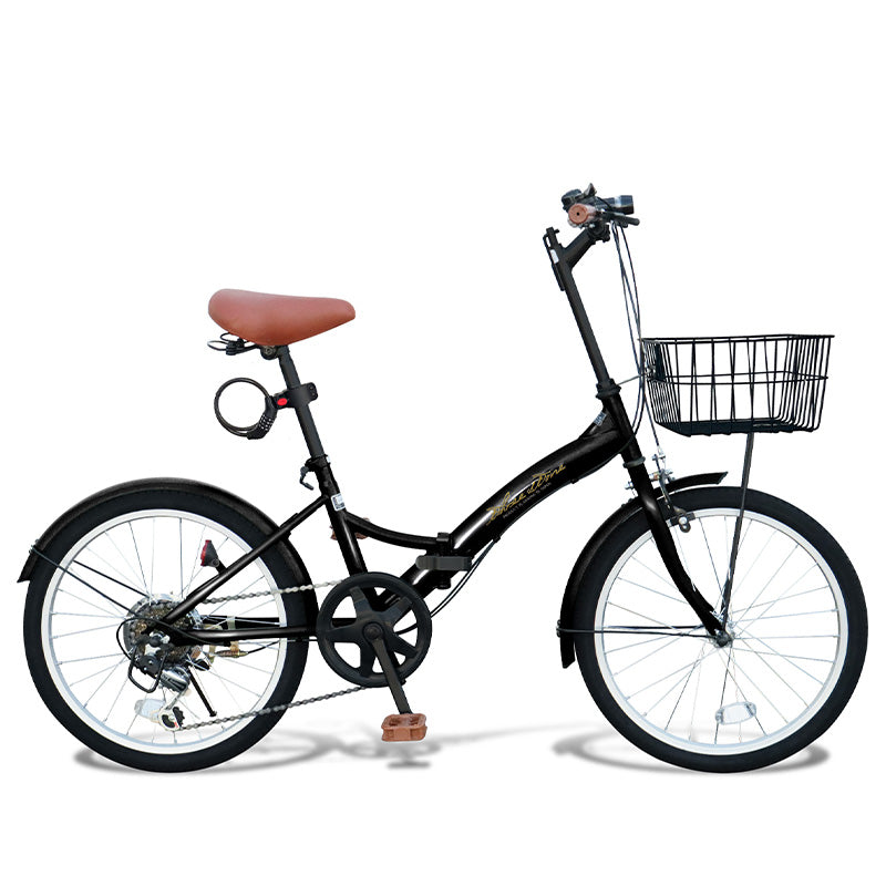 20インチ折りたたみ自転車 [P-008np] ノーパンクタイヤ