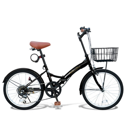 20インチ折りたたみ自転車 [P-008np] ノーパンクタイヤ