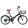20インチ折りたたみ自転車 P-008np] ノーパンクタイヤ