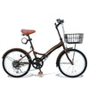 20インチ折りたたみ自転車 [P-008np] ノーパンクタイヤ