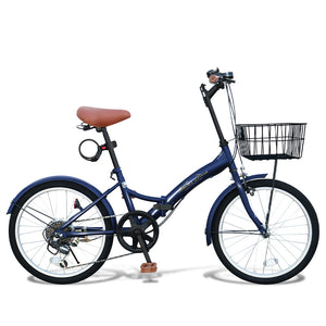 20インチ折りたたみ自転車 [P-008np] ノーパンクタイヤ