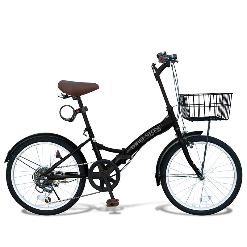 20インチ折りたたみ自転車 [P-008np] ノーパンクタイヤ