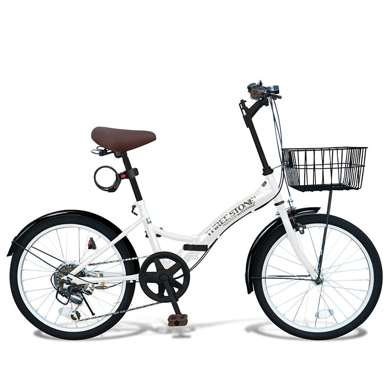 20インチ折りたたみ自転車 [P-008np] ノーパンクタイヤ