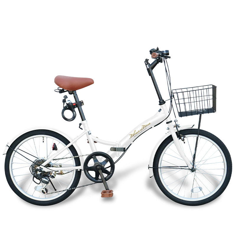 AIJYU CYCLE 20インチ折りたたみ自転車 AJ08N ホワイト Amazon | 【2025年モデル】 AIJYU CYCLE 折りたたみ自転車 20