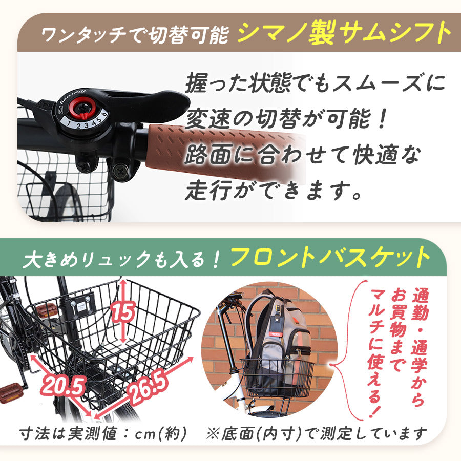 20インチ折りたたみ自転車 [P008N]