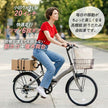 20インチ折りたたみ自転車 [P-008C] 荷台付き